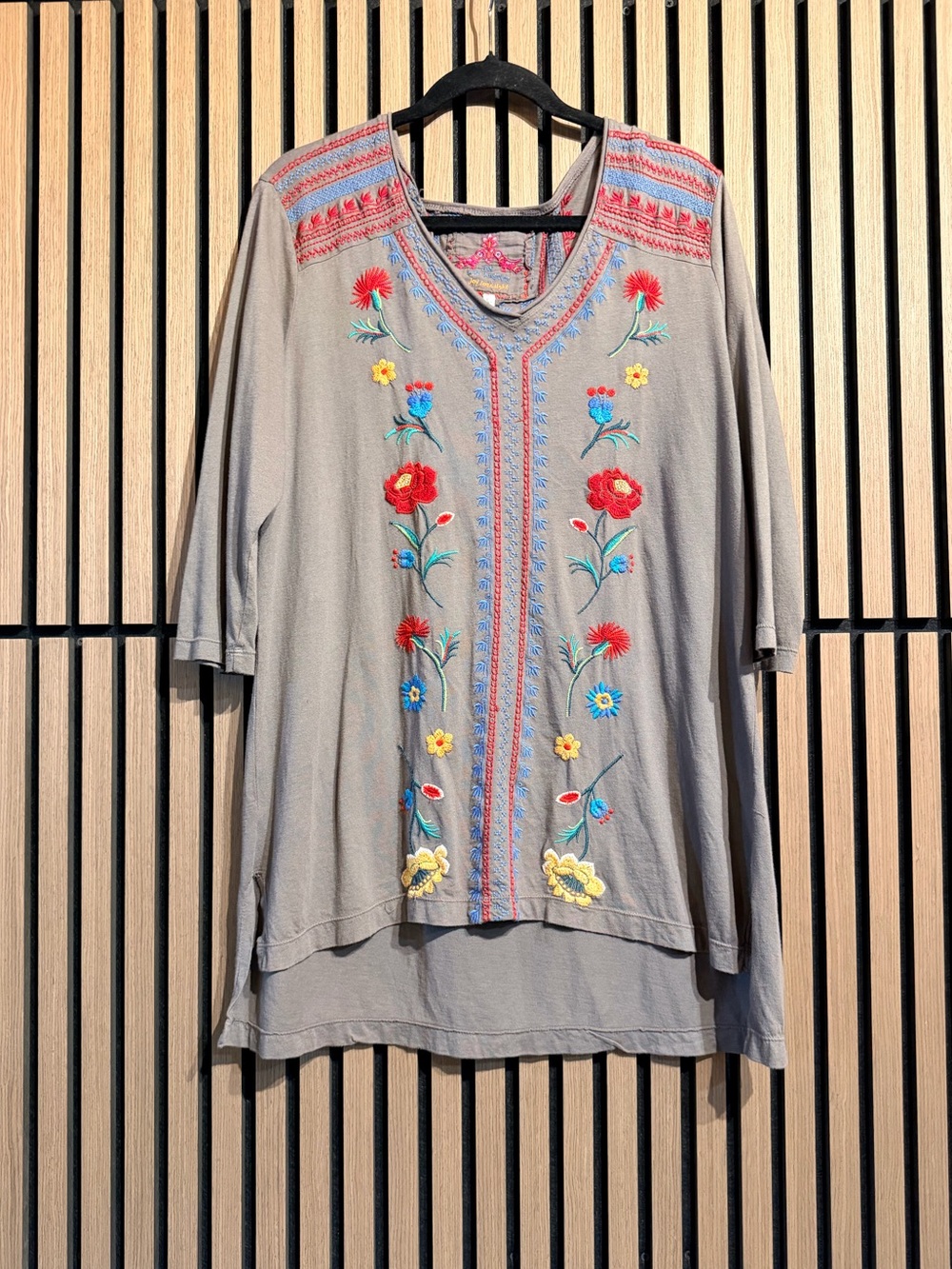 Johnny Was Cotton Embroidered Tunic